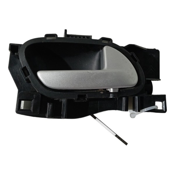 Maçaneta Interna Dianteira Direita Peugeot 2008 2017 2018 19 Preto Dianteira