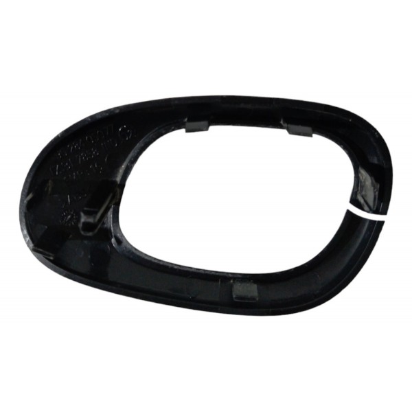 Moldura Maçaneta Interna Esquerda Peugeot 206 207 2003 04 05 Preto Dianteira/traseira
