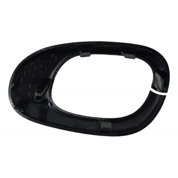 Moldura Maçaneta Interna Esquerda Peugeot 206 207 2003 04 05 Preto Dianteira/traseira