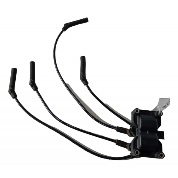 Bobina Ignição C/ Cabos Velas Ford Ka 1.0 2008 2009 2010 11