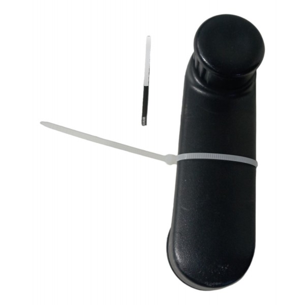 Manivela Vidro Traseiro Renault Sandero Clio Logan 2010 2011 Preto