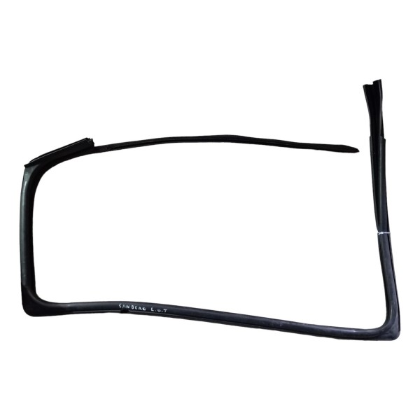 Borracha Guarnição Porta Traseira Direita Renault Sandero 10 Preto