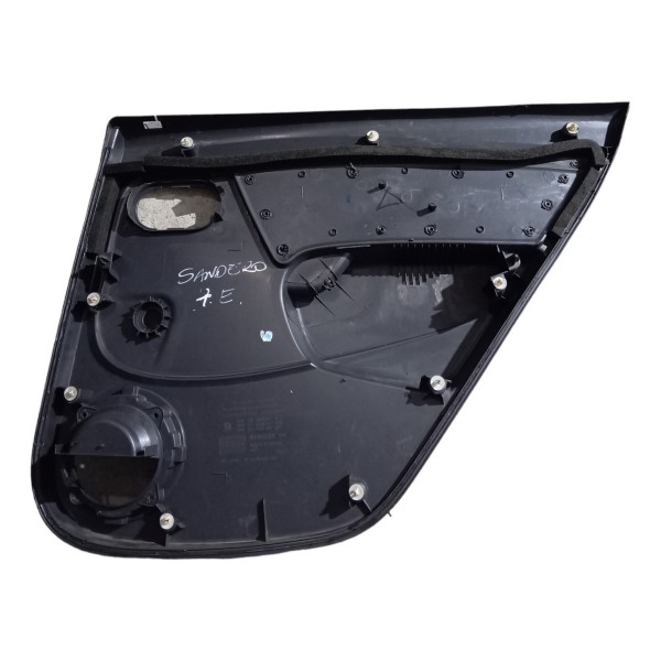 Forro Porta Traseira Esquerda Renault Sandero 2009 2010 2011 Preto