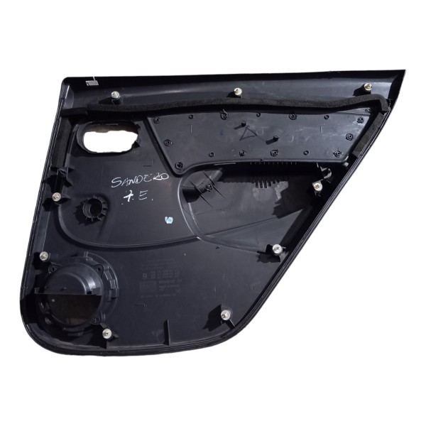 Forro Porta Traseira Esquerda Renault Sandero 2009 2010 2011 Preto