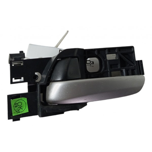 Maçaneta Interna Porta Dianteira Esquerda Honda Fit 2015 16 - Prata - Dianteira