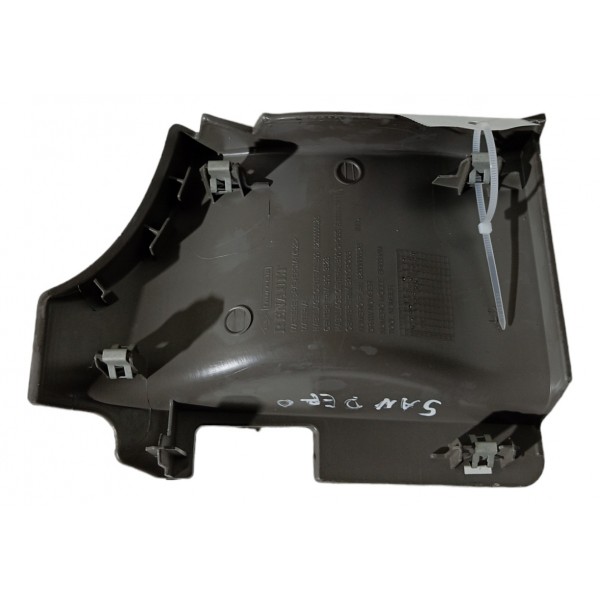 Acabamento Inferior Painel Direito Renault Sandero 2010 2011 Cinza