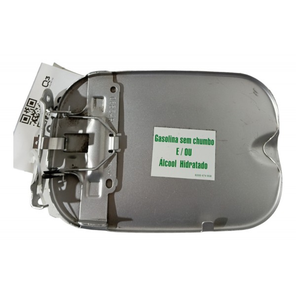 Portinhola Tampa Tanque Combustível Renault Sandero 2010 11 Prata 010