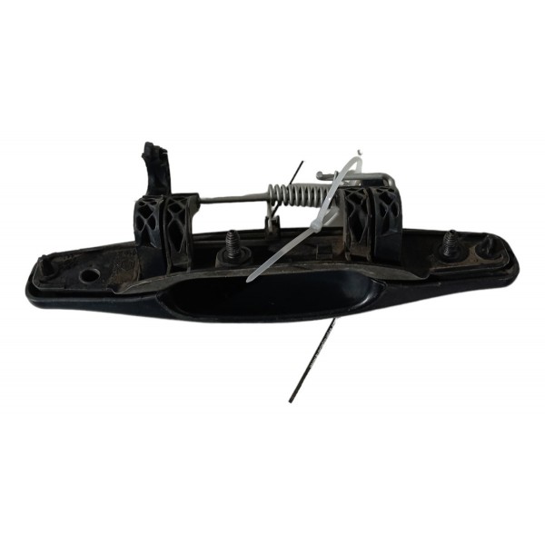 Maçaneta Externa Dianteira Esquerda Renault Sandero 2010 11 Preto Dianteira