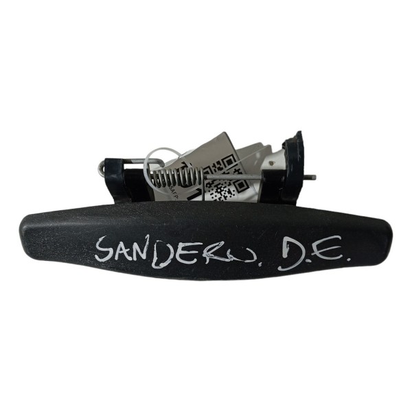 Maçaneta Externa Dianteira Esquerda Renault Sandero 2010 11 Preto Dianteira