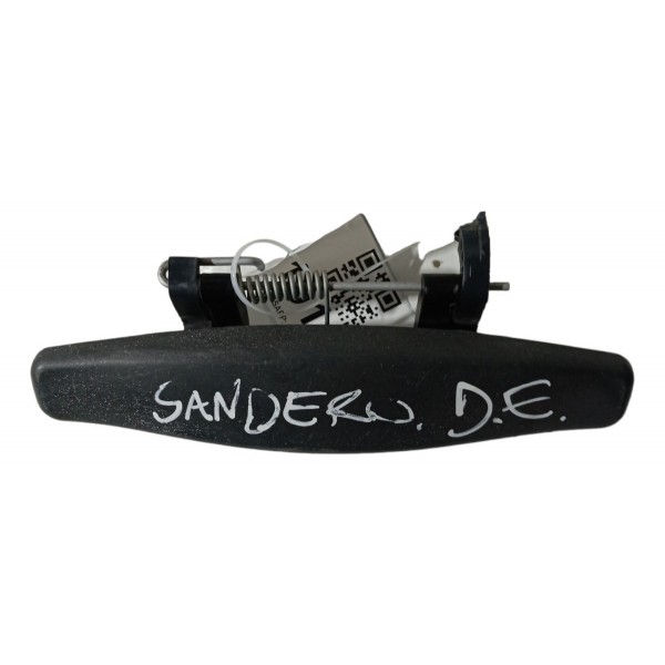Maçaneta Externa Dianteira Esquerda Renault Sandero 2010 11 Preto Dianteira