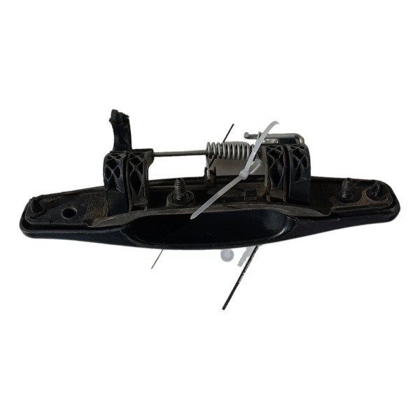 Maçaneta Externa Dianteira Esquerda Renault Sandero 2010 11 Preto Dianteira