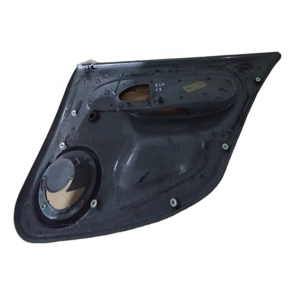 Forro Porta Traseiro Esquerdo Renault Clio 1998 2001 2002 03 Preto