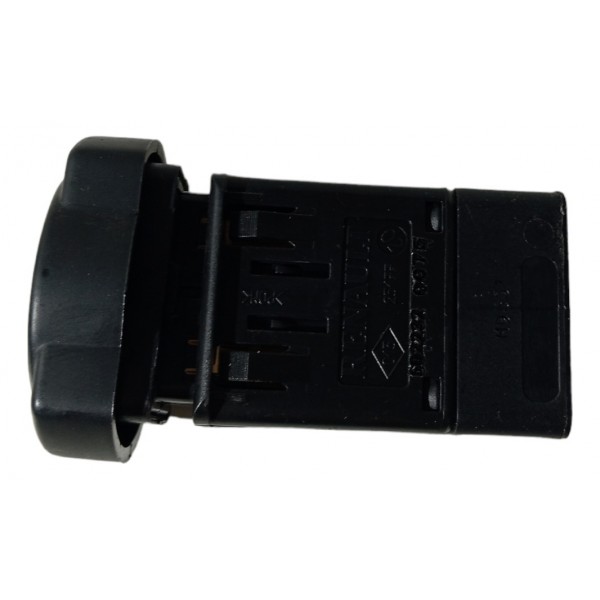 Botão Pisca Alerta Painel Renault Sandero 2009 2010 2011 12 Preto