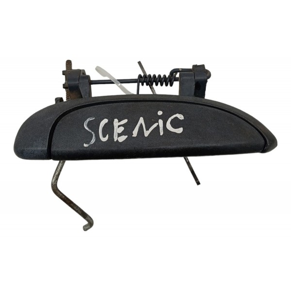 Maçaneta Externa Direita Renault Scenic Clio 2000 2001 2002 Preto Dianteira/traseira