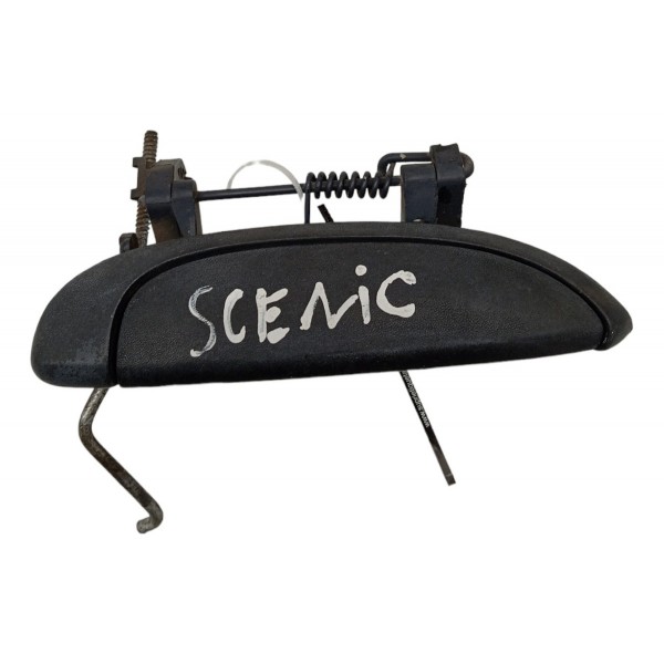 Maçaneta Externa Direita Renault Scenic Clio 2000 2001 2002 Preto Dianteira/traseira