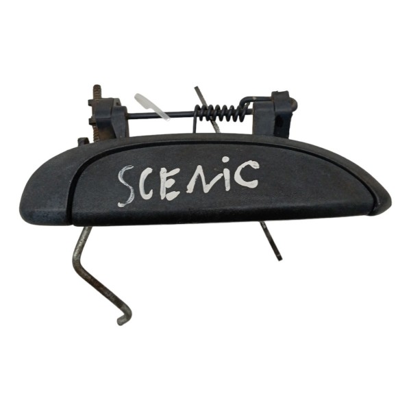 Maçaneta Externa Direita Renault Scenic Clio 2000 2001 2002 Preto Dianteira/traseira