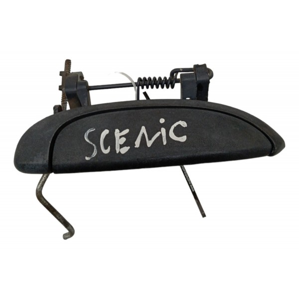 Maçaneta Externa Direita Renault Scenic Clio 2000 2001 2002 Preto Dianteira/traseira