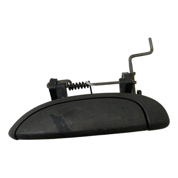 Maçaneta Externa Traseira Esquerda Renault Clio 2002 2003 Preto Traseira