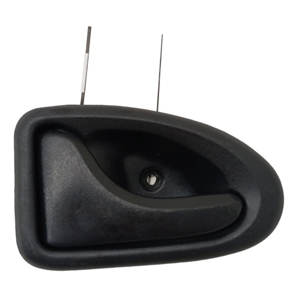 Maçaneta Interna Traseira Esquerda Renault Clio 2001 2002 03 Preto Traseira