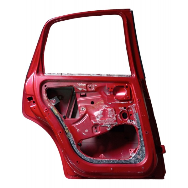 Porta Traseira Esquerda Citroen C3 2003 04 05 06 07 08 09 12 Traseira Esquerdo Vermelho