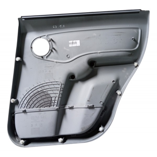 Forro Porta Traseira Esquerda Citroen C3 2003 2004 2005 2006 Preto