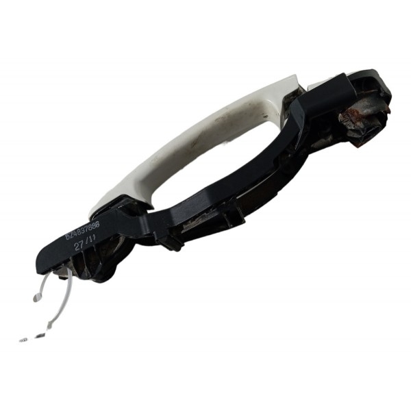 Maçaneta Externa Dianteira Direita Volkswagen Fox 2011 12 13 Branco Dianteira