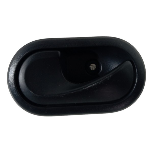 Maçaneta Interna Traseira Esquerda Renault Sandero 2010 2011 Preto Traseira