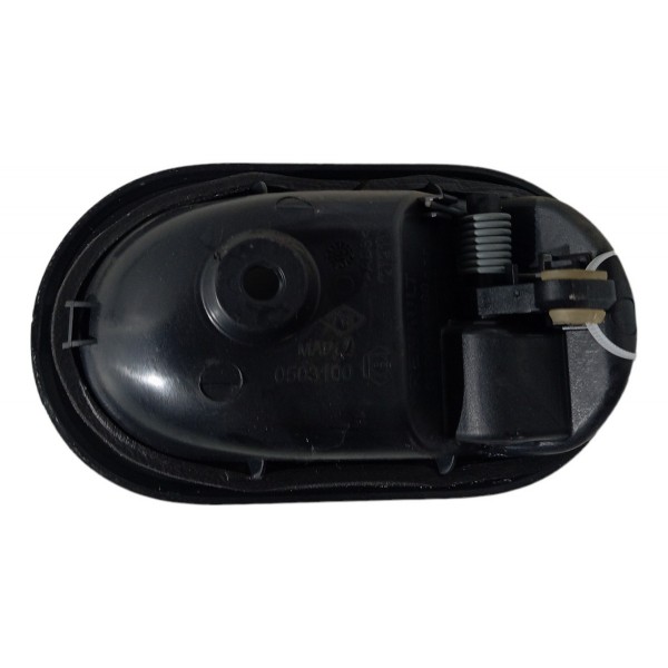 Maçaneta Interna Traseira Esquerda Renault Sandero 2010 2011 Preto Traseira