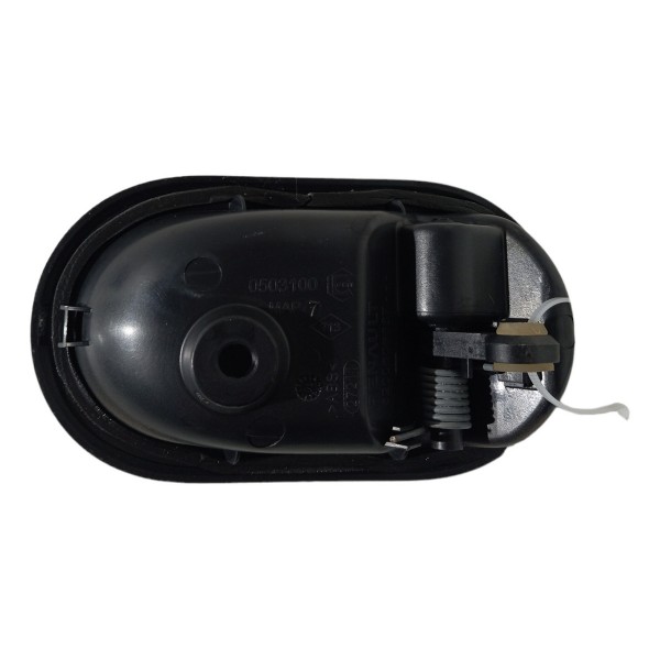 Maçaneta Interna Dianteira Direita Renault Sandero 2009 2010 Preto Dianteira/traseira