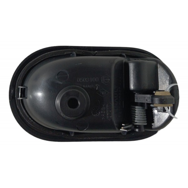 Maçaneta Interna Dianteira Direita Renault Sandero 2009 2010 Preto Dianteira/traseira