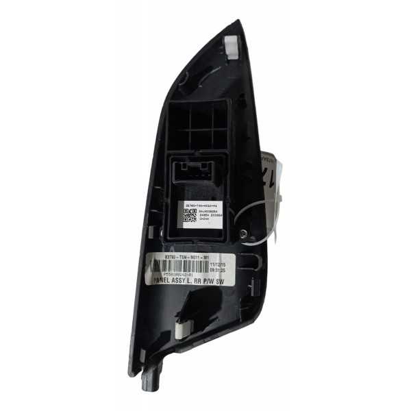 Moldura Botão Vidro Traseiro Esquerdo Honda Fit 2015 2016 17