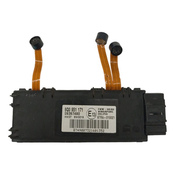 Módulo Sensor Alarme Ultra Som Volkswagen Polo 2004 05 06 07 Preto