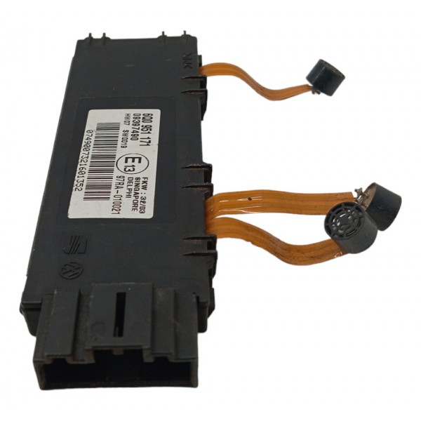 Módulo Sensor Alarme Ultra Som Volkswagen Polo 2004 05 06 07 Preto
