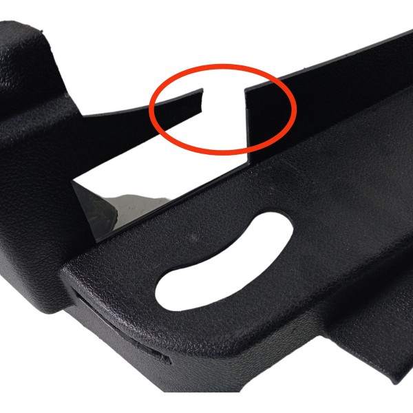 Suporte Tampão Bagagito Direito Fiat Uno 2008 09 10 11 12 13 Preto