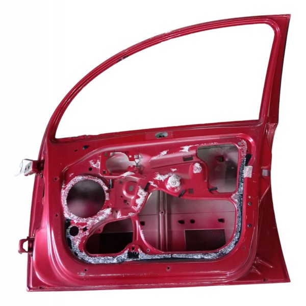 Porta Dianteira Direita Citroen C3 2007 2008 2009 2010 2011 Dianteira Direito Vermelho