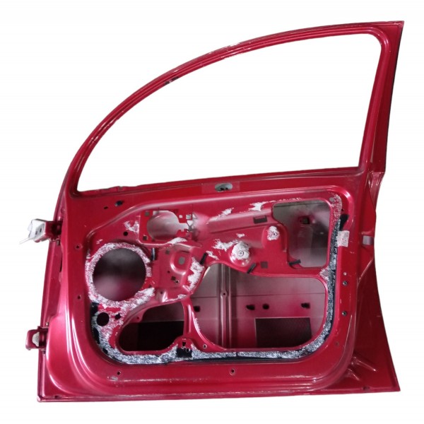 Porta Dianteira Direita Citroen C3 2007 2008 2009 2010 2011 Dianteira Direito Vermelho