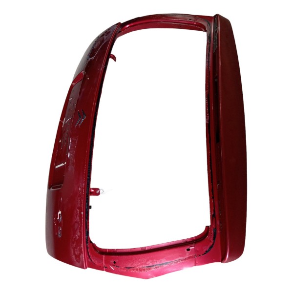 Tampa Traseira Porta Malas Citroen C3 2006 2007 2008 2009 10 Vermelho