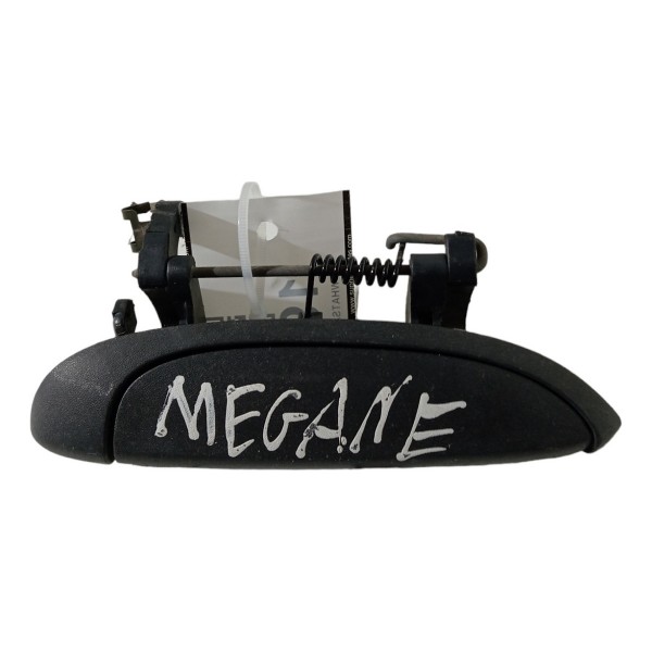 Maçaneta Externa Dianteira Direita Renault Megane 1998 2003 Preto Dianteira