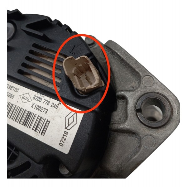 Alternador Renault Sandero 1.0 2008 2009 2010 2011 2012