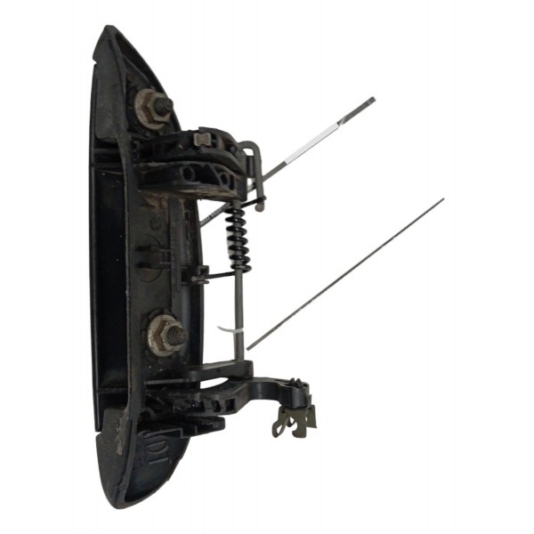 Maçaneta Externa Dianteira Direita Renault Clio 2001 2002 03 Preto Dianteira