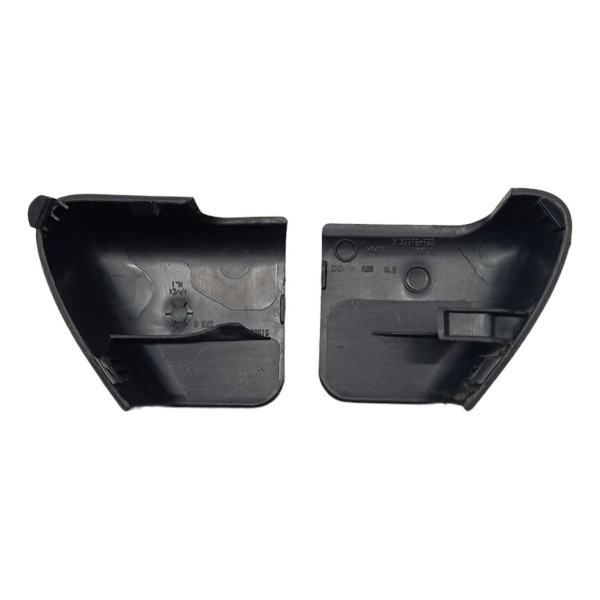 Par Acabamento Lateral Banco Dianteiro Renault Megane 2006 Preto