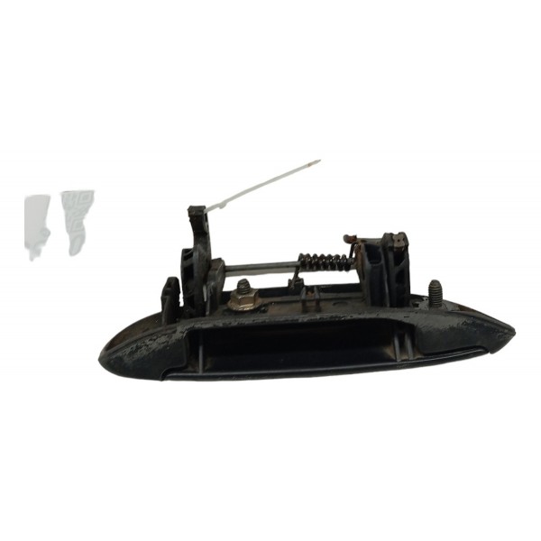 Maçaneta Externa Traseira Esquerda Renault Clio 2001 2002 03 Preto Traseira