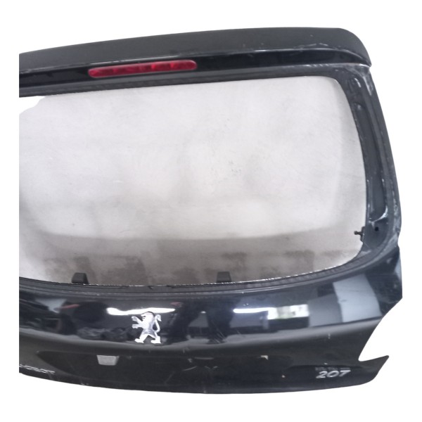 Tampa Traseira Porta Malas Peugeot 207 Preto