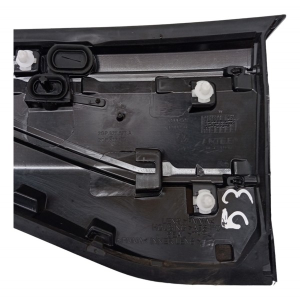 Moldura Aplique Tampa Traseira Volkswagen Tcross Tsi 2021 22