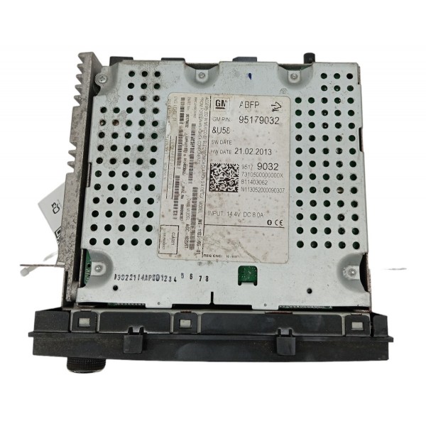 Rádio Multimidia Som Chevrolet Spin Prisma Cobalt Onix 2014  Preto