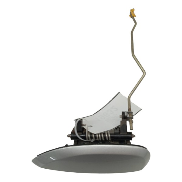 Maçaneta Externa Dian/tras Esquerda Renault Sandero Logan 14 Prata Dianteira/traseira