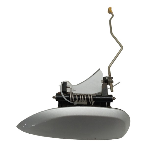 Maçaneta Externa Dian/tras Esquerda Renault Sandero Logan 14 Prata Dianteira/traseira