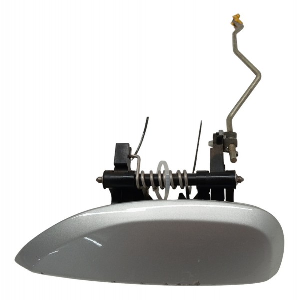 Maçaneta Externa Dian/tras Esquerda Renault Sandero Logan 14 Prata Dianteira/traseira