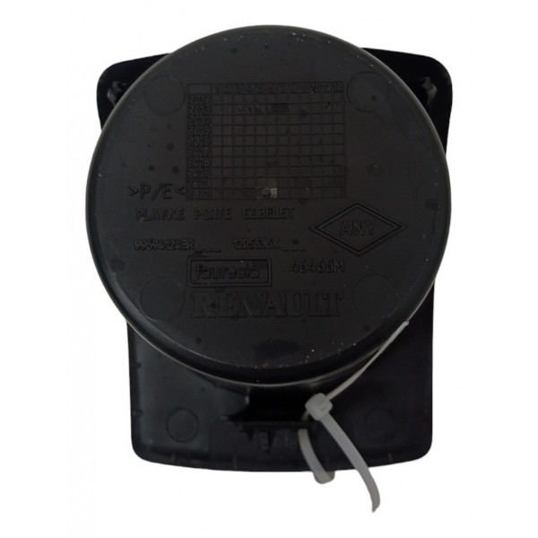 Porta Copos Console Central Traseiro Renault Logan 2014 2015 Preto