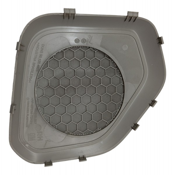 Tela Grade Alto Falante Porta Direita Chevrolet Spin 2013 14 Preto